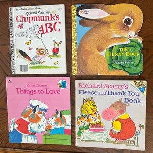 Richard Scarry kids books | set of 4 vintage books